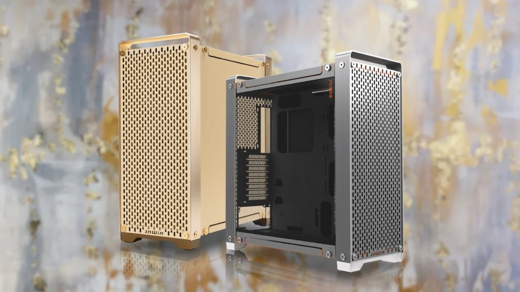 InWin zaskakuje. Złote i srebrne obudowy typu „zrób to sam”